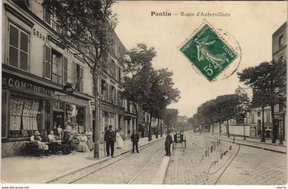 CPA PANTIN - Route d'Aubervilliers (44680)