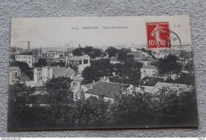 Pantin, vue générale, Seine saint Denis 93