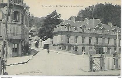 CPA Parmain La Mairie et la Rue Guichard