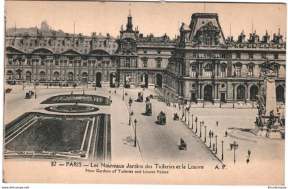 CPA   Carte Postale France Paris Nouveaux Jardins des Tuileries et le Louvre   VM64506