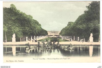 POSTALES  -PARIS  -FRANCIA -ESTANQUE DE APOLO Y TAPIZ VERDE-PARQUE DE VERSAILLES (PARC DE VERSAILLES-BASSIN D'APOLLO)