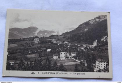 J135, Cpa 1938, Assy Passy, vue générale, Haute Savoie 74