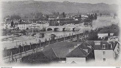 Pau - Pont et Vue de Jurançon