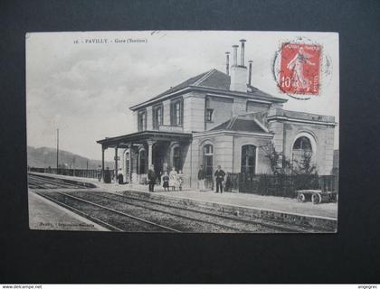 CPA Gare :  Pavilly - Gare Station