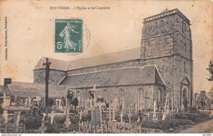 PENVENAN - L'Eglise et le Cimetière - La Croix