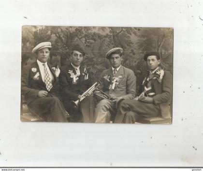 PERPIGNAN (66)  CARTE PHOTO GROUPE DE CONSCRITS ANNEES 30  ? (PHOTO ERNEST PERPIGNAN)