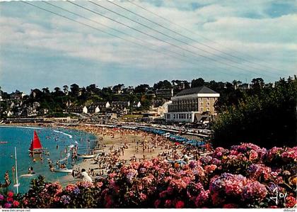 22 - Perros-Guirec - La plage de Trestraou - Fleurs - Flamme Postale de Perros-Guirec - CPM - Voir Scans Recto-Verso