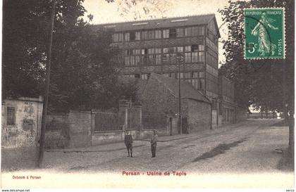 Carte POSTALE  Ancienne de   PERSAN - Usine de Tapis