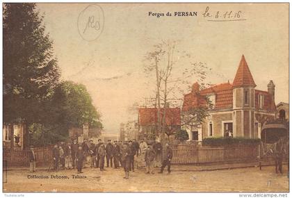 CPA 95 FORGES DE PERSAN 1916