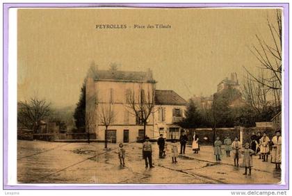 13 - PEYROLLES -- Place des Tilleuls