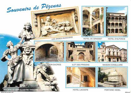 34 - Pezenas - Multivues - CPM - Voir Scans Recto-Verso