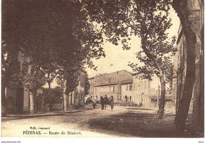 Carte postale ancienne de PEZENAS