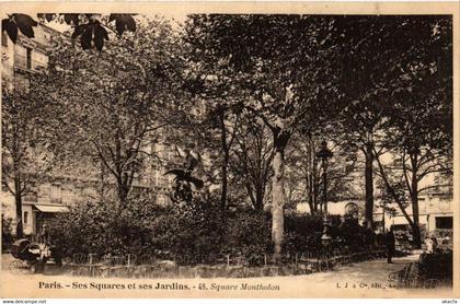 CPA PARIS Ses Squares et ses Jardins. 48. Square Montholon (577598)