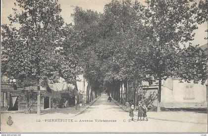 CPA Pierrefitte Avenue Villetaneuse