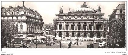 POSTAL  120.-  PARIS  -  FRANCIA<   PLAZA DE LA OPERA -   (EDIT. DU GLOBE )