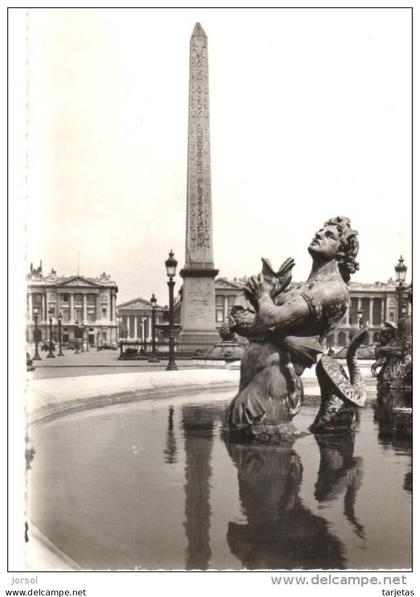 POSTAL  9031.-   PARIS  -FRANCIA-   PLACE DE LA CONCORDE   ( EDIT. GLATIGNY )