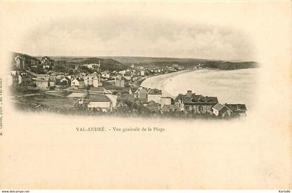 pléneuf val andré * vue générale de la plage * panorama