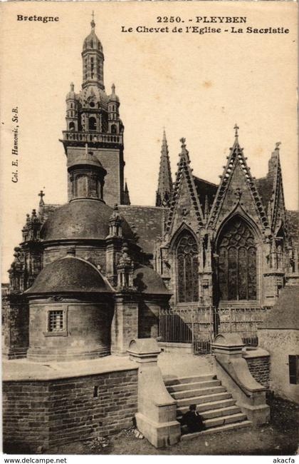 CPA Pleyben - Le Chevet de l'Eglise - La Sacristie (1033233)