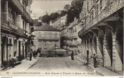 CPA PLOMBIERES-les-BAINS - Bains romains (119823)