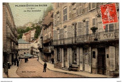 Plombières les Bains - La Rue Stanislas