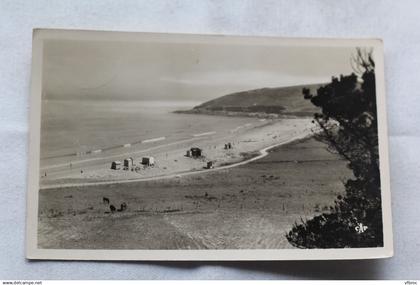 Cpsm, Plougasnou, vue générale de la plage, Finistère 29