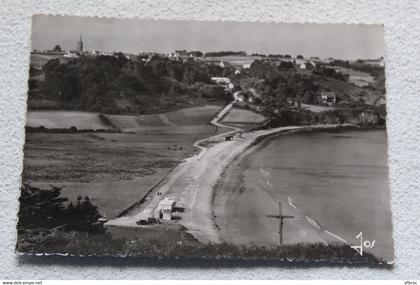 G959, Cpm, Plougasnou, vue générale du bourg de Plougasnou et de sa plage, Finistère 29