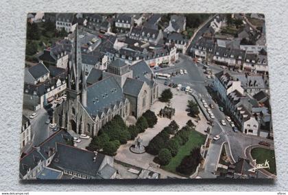 G962, Cpm 1983, Plougastel Daoulas, la place de l'église, Finistère 29