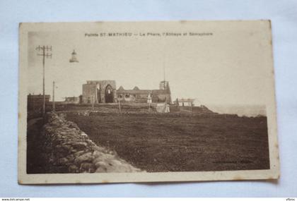 O945, pointe Saint Mathieu, le phare, l'abbaye et sémaphore, Finistère 29