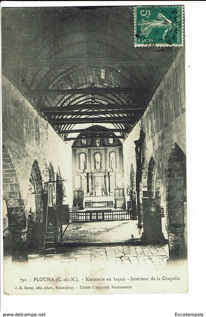 CPA - Carte Postale - France - Plouha - Intérieur de la Chapelle S2128