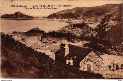 CPA PLOUHA - Port Moguer - Baie et Roche de Guine-ze-gal (104265)