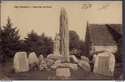 29 - Plozévet - Monument aux Morts - Non voyagé - Dos divisé...