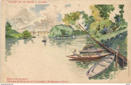 CPA Vallée de la SEINE a POISSY (260720)