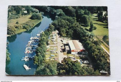 Cpm 1969, Poissy, vue aérienne, le port de plaisance Nautis de Villennes Poissy, Yvelines 78