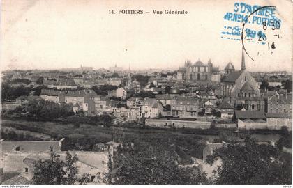 Carte POSTALE  Ancienne  de  POITIERS -