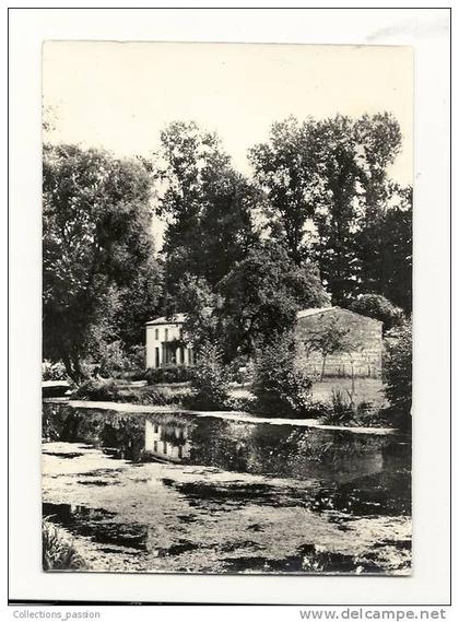 cp, Poitou-Charentes, MArais Poitevin, Maison dans le Marais passé Coulon