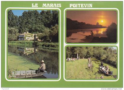 cp , RÉGIONS , POITOU-CHARENTES , Le Marais Poitevin , Multi-Vues