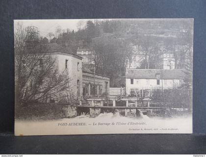 CPA - Pont-Audemer - Le Barrage de l'Usine d'Electricité