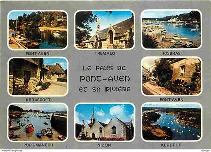 29 - Pont Aven - Le Pays de Pont Aven et sa rivière - Multivues - Voir Scans Recto Verso