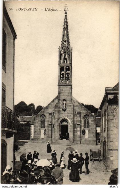 CPA Pont Aven- Eglise FRANCE (1026566)