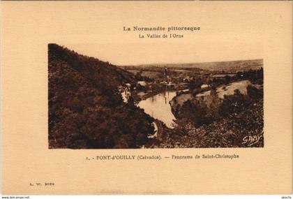 CPA PONT-d'OUILLY - Panorama de St-Christophe (141084)