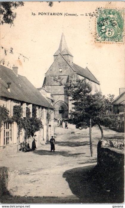 23 PONTARION - L'église