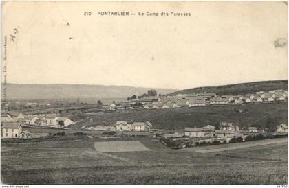 Pontarlier - Le Camp des Pareuses