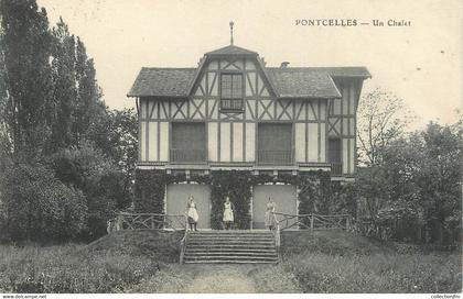 CPA FRANCE 95 "Pontcelles, Un chalet"