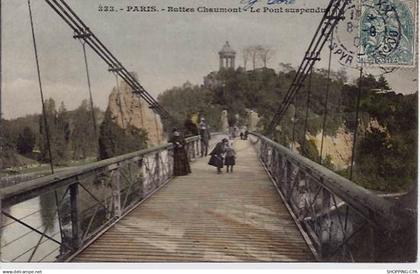 75 - Buttes Chaumont - Le Pont suspendu