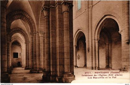 CPA Pontigny Église interieur (1183916)