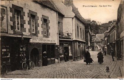 CPA PONTRIEUX-Rue St-Yves (230746)