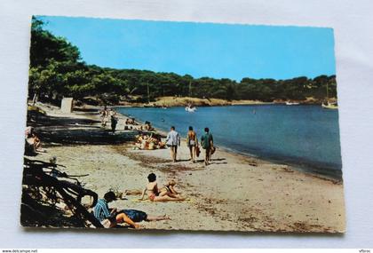 J07, Cpm, ile de Porquerolles, la plage d'Argent, Var 83