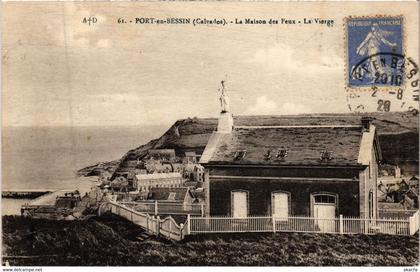 CPA PORT-en-BESSIN-HUPPAIN La Maison des Feux - La Vierge (1258142)