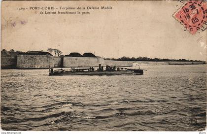 CPA PORT-LOUIS Torpilleurs de la Défense Mobile (144823)