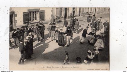 PORT-LOUIS  ETUDE DES DANSES DU FINISTERE LA GAVOTTE